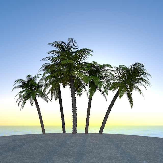 Palm Trees ｜ Sea ｜ Vacation-Permanent Free / Travel / Tourism / Illustrations / Photos / Holidays / Free Materials / Photos / Travel / Download