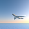 Jet ｜ Overseas ｜ Sky-Sightseeing Travel ｜ Free Illustration Material