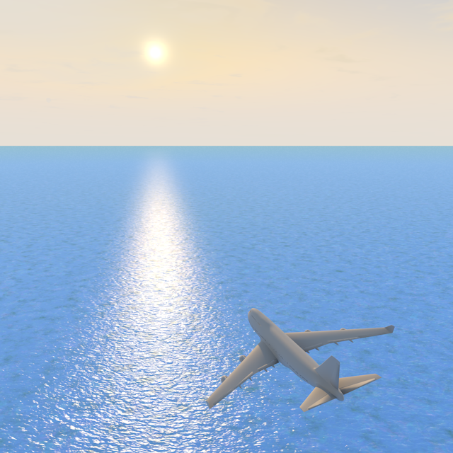 Sea ｜ Jet ｜ Sky-Permanent Free / Travel / Sightseeing / Illustration / Photo / Holiday / Free Material / Photo / Travel / Download