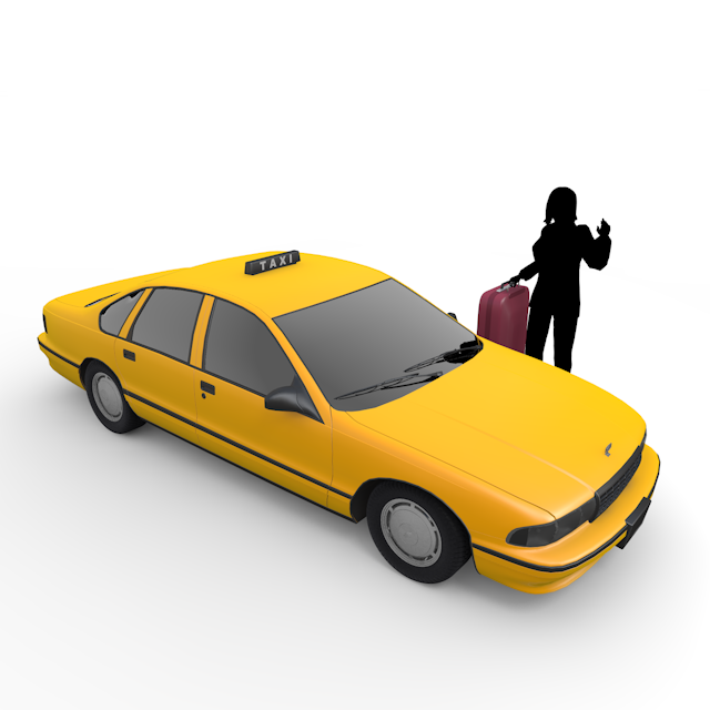 Taxi ｜ Passenger-Permanent Free / Travel / Sightseeing / Illustration / Photo / Holiday / Free Material / Photo / Travel / Download