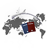 World Map ｜ Passport ｜ Passport ｜ Sightseeing Trip ｜ Free Illustration Material