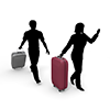 Travel ｜ Travelers ｜ Bags --Sightseeing Travel ｜ Free Illustrations