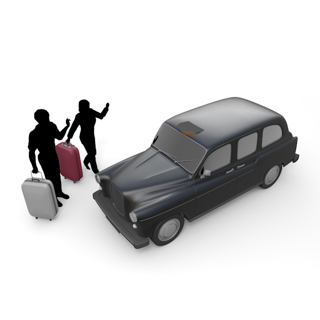 Taxi ｜ Passenger-Permanent Free / Travel / Sightseeing / Illustration / Photo / Holiday / Free Material / Photo / Travel / Download