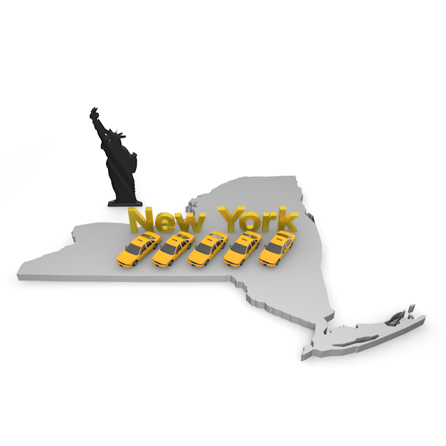 ニューヨーク｜タクシー - 永久無料/トラベル/観光/イラスト/写真/休み/フリー素材/フォト/旅/ダウンロード