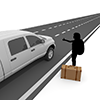 Hitchhiking ｜ Women ｜ Cars-Sightseeing Travel ｜ Free Illustrations